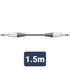 Classic Audio Leads 6.3mm TRS Jack Plug - 6.3mm TRS Jack Plug 1.5m