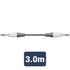 Classic Audio Leads 6.3mm TRS Jack Plug - 6.3mm TRS Jack Plug 3m