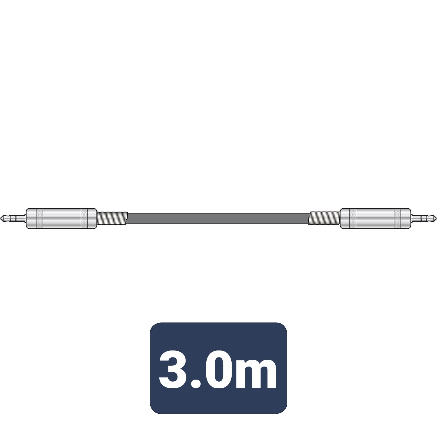 Classic Audio Leads 3.5mm TRS Jack Plug - 3.5mm TRS Jack Plug 3m