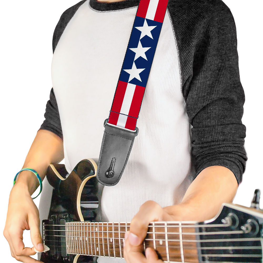 Buckle Down Stars & Stripes Guitar Strap