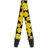 Buckle Down Smiley Face Splatter Guitar Strap