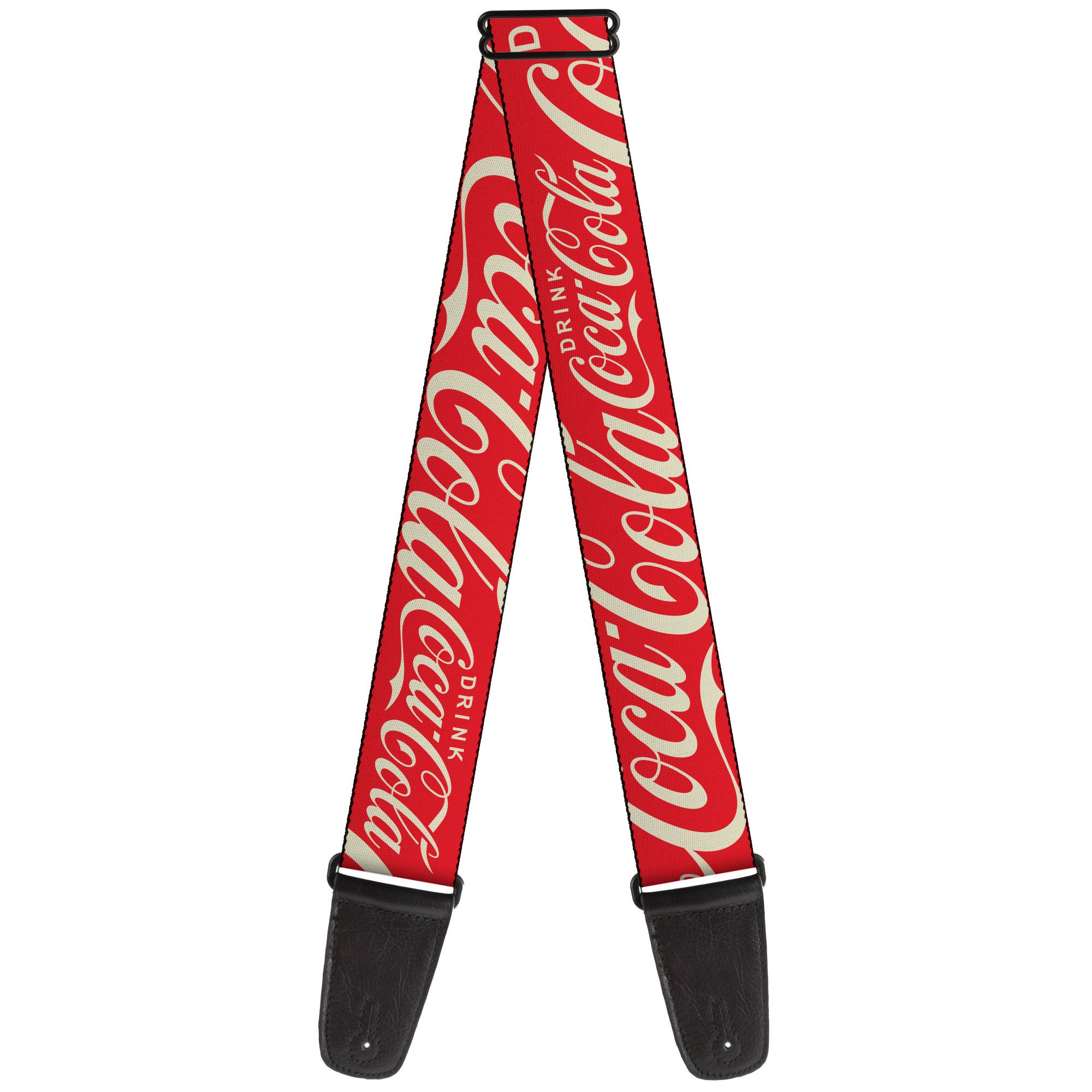 Buckle Down Drink Coca-Cola Logo Guitar Strap
