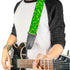 Buckle Down Rick and Morty Pickle Rick Guitar Strap