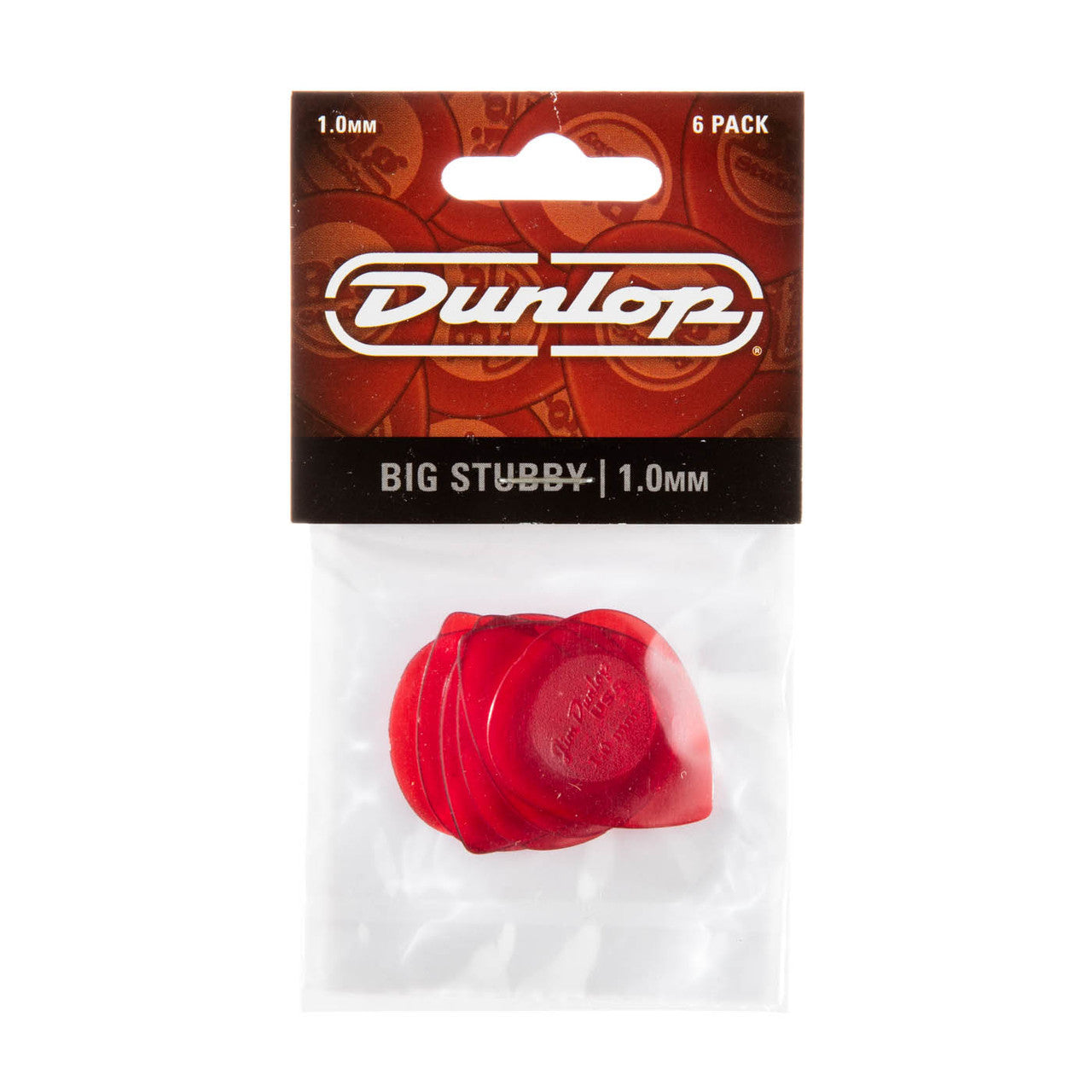 Dunlop BIG STUBBY PICK 1.0MM Pk 6