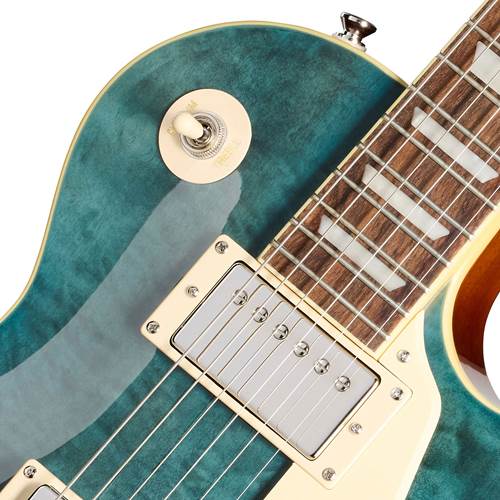 Epiphone Les Paul, Standard 60s, Quilt Trans Blue