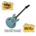 Vintage VSA550 ReIssued Semi Acoustic Guitar ~ Gun Hill Blue