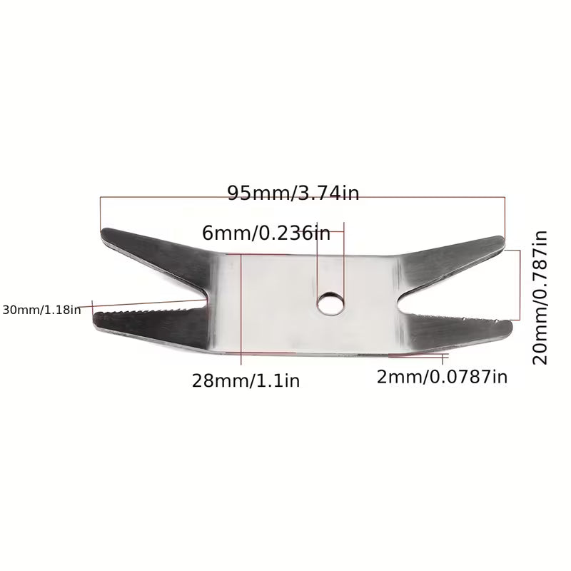 Multi-Tool Suitable for Tightening Pots, Switches, Jacks