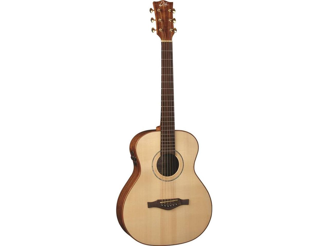 Eko Marco Polo SO Solid Spruce Electro Acoustic Guitar +Gig Bag