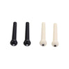 Bridge Pins for Acoustic Guitar in White Pack of 6