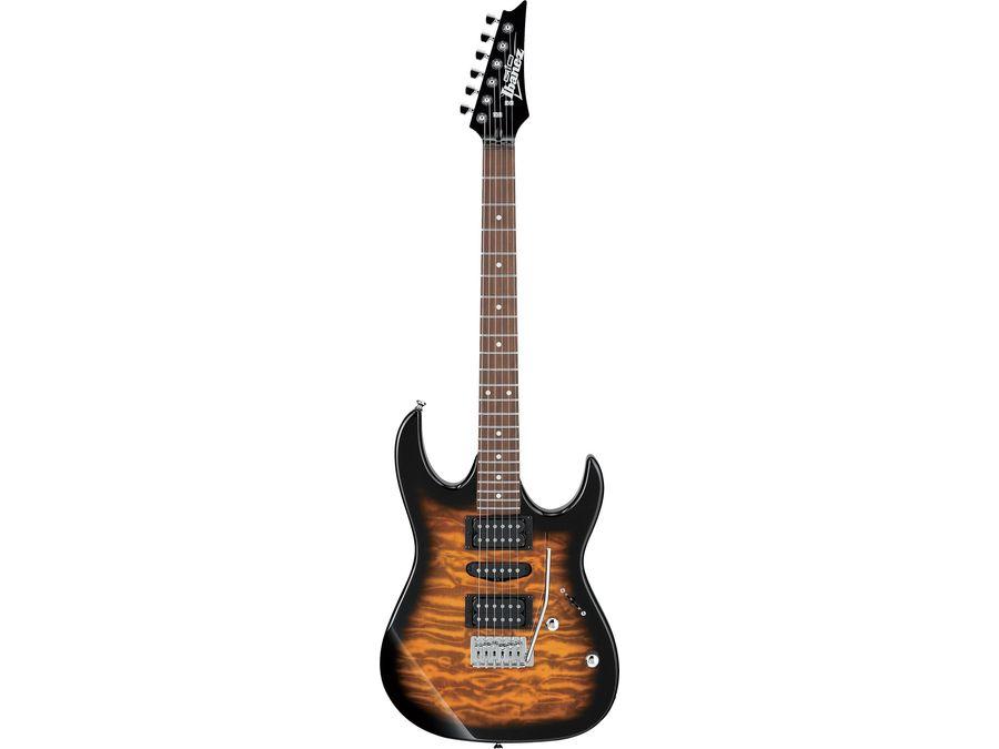 Ibanez RG GIO Series GRX70QASB Electric Guitar in Sunburst