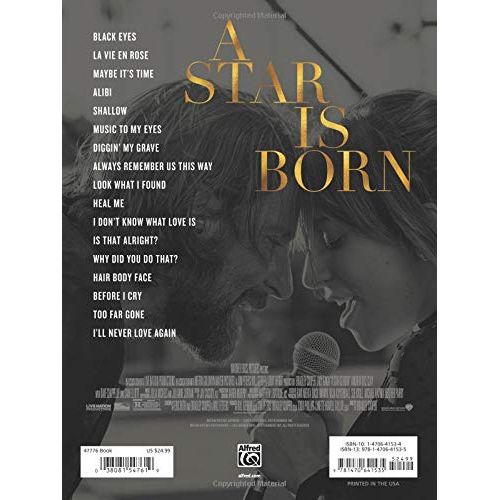 A Star is Born (Piano/Voice/Guitar)