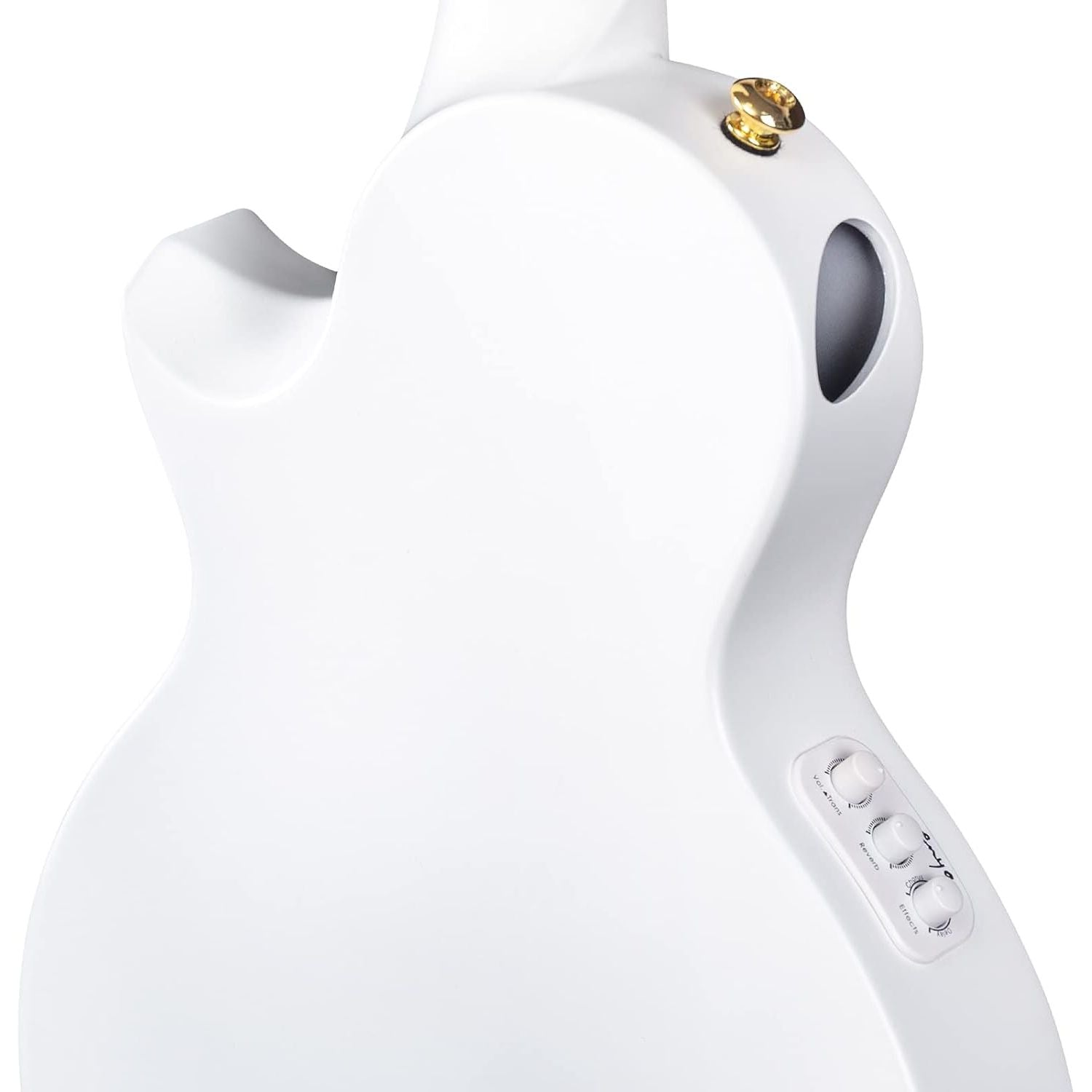 Enya Nova UE Pro, Carbon Fibre, White Electro-Acoustic, Tenor Ukulele White