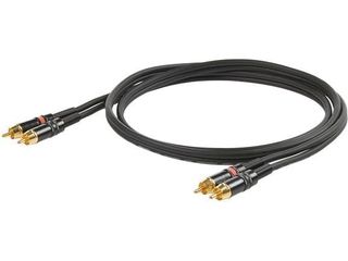 Proel Challenge 2x RCA to 2x RCA Cable (3m)