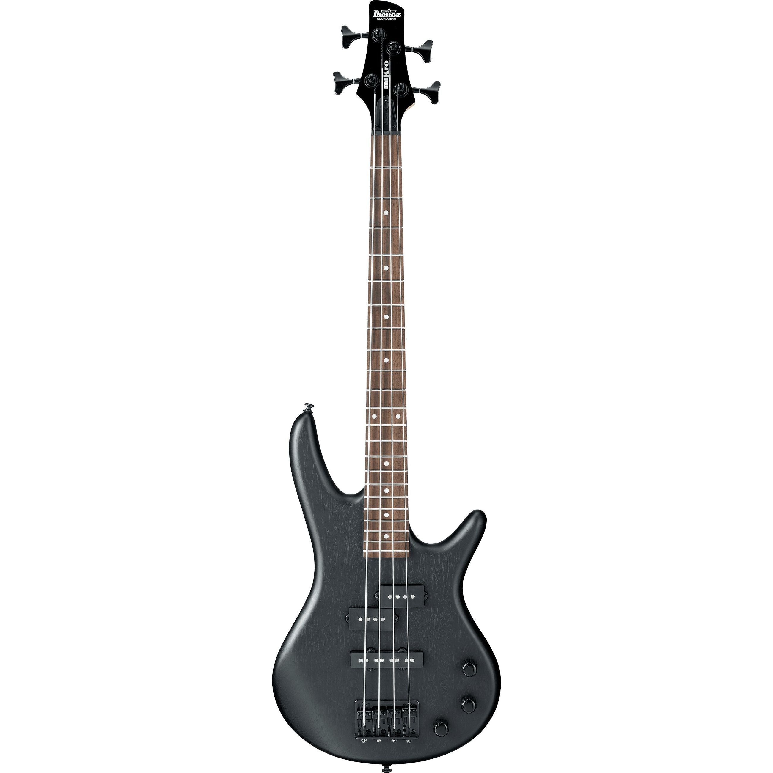 Ibanez GSRM20B-WK Gio SR Mikro 4-String Bass Guitar in Weathered Black