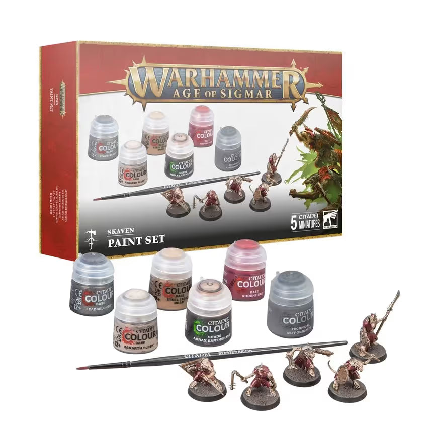 Warhammer Age of Sigmar: Skaven + Paint Set