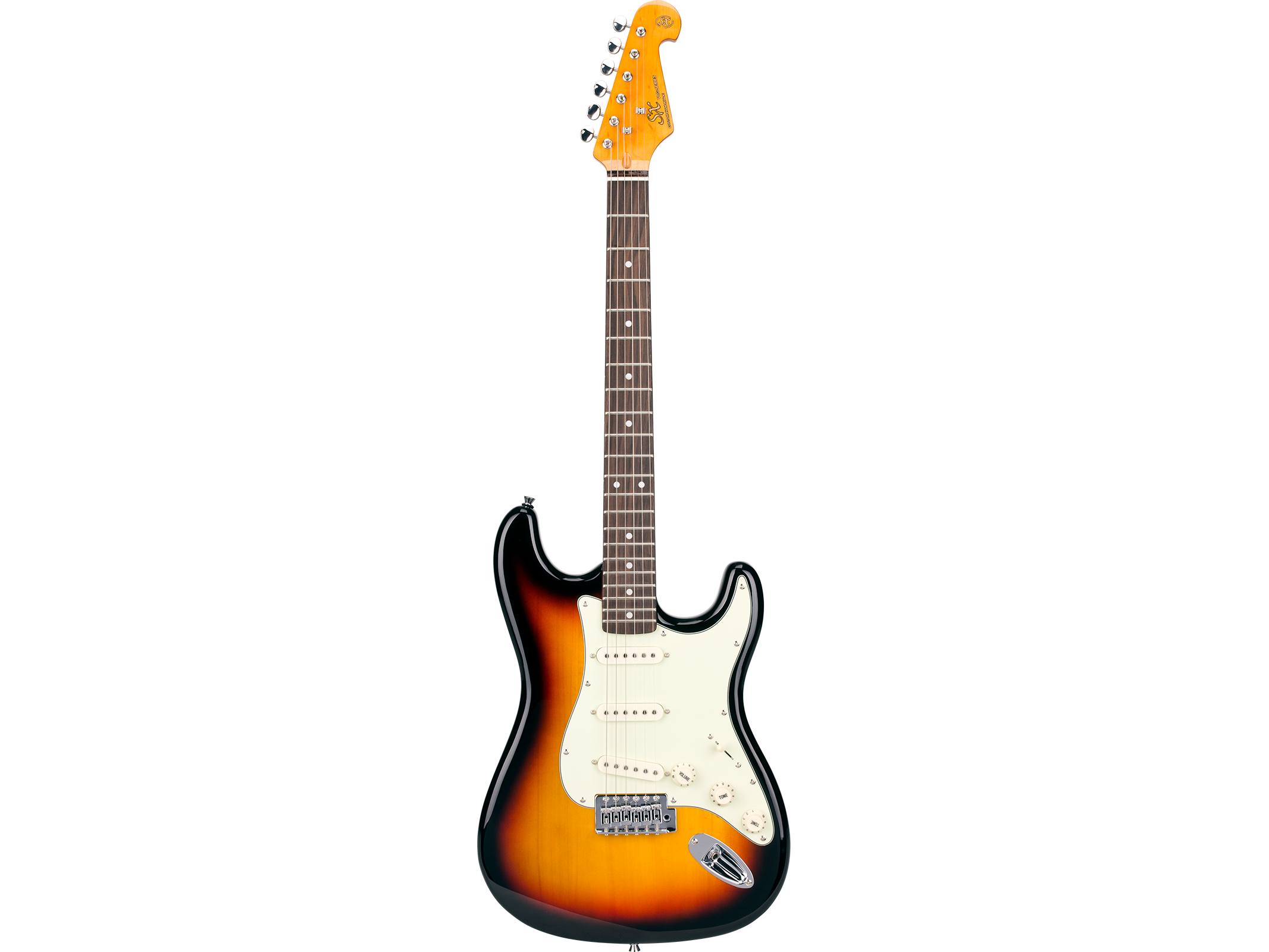 SX Electric Guitar SC Style in 3 Tone Sunburst