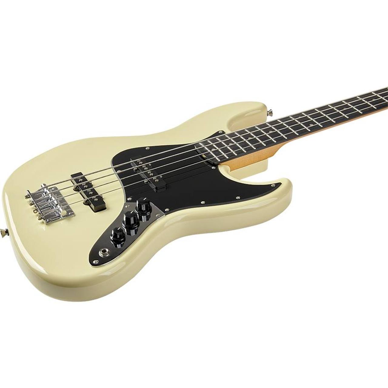 Eko VJB-200V Bass Guitar in Vintage White
