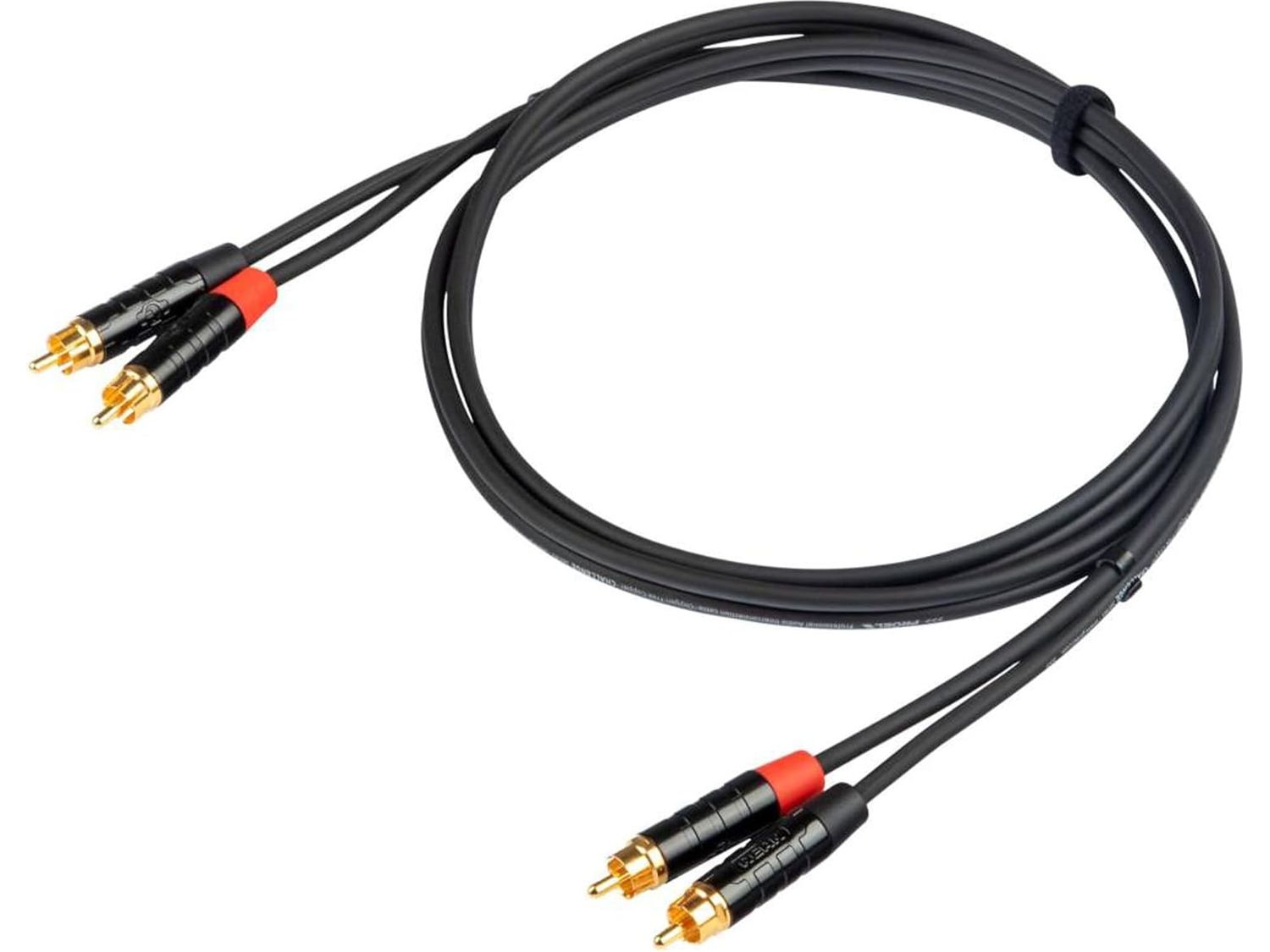 Proel Audio Cable - Audio Cable 2 x RCA-2 x RCA, Male, Straight, Straight (1.5m)