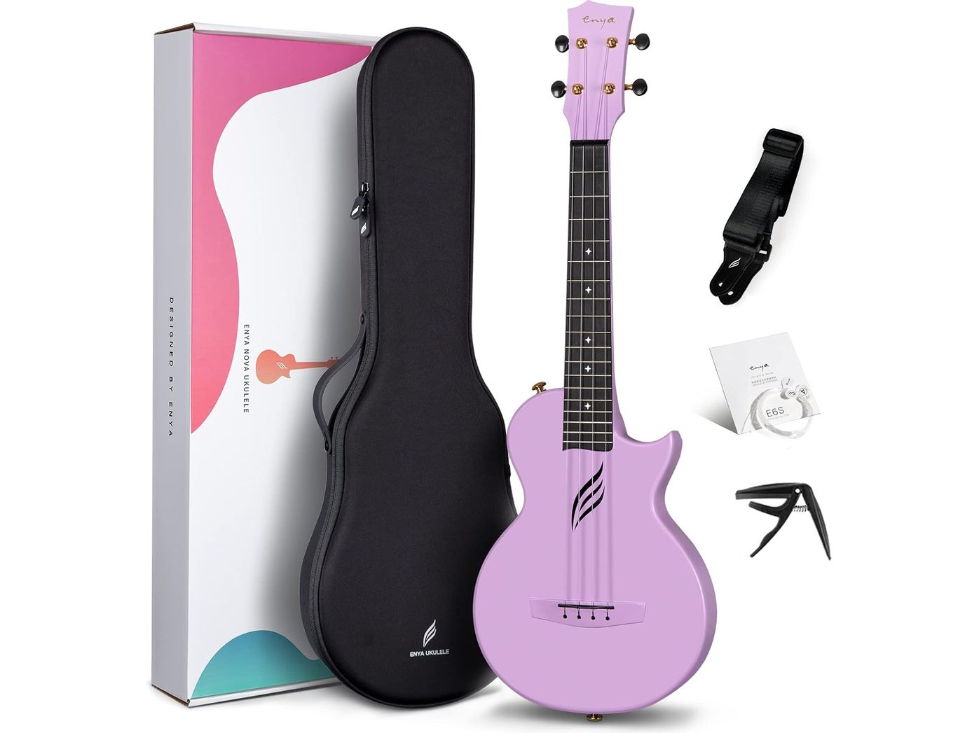 Enya Nova U Pro Tenor Ukulele - Purple