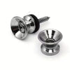 Turner Strap Buttons for Guitar, Bass & Ukulele Pack of 2 in Silvery