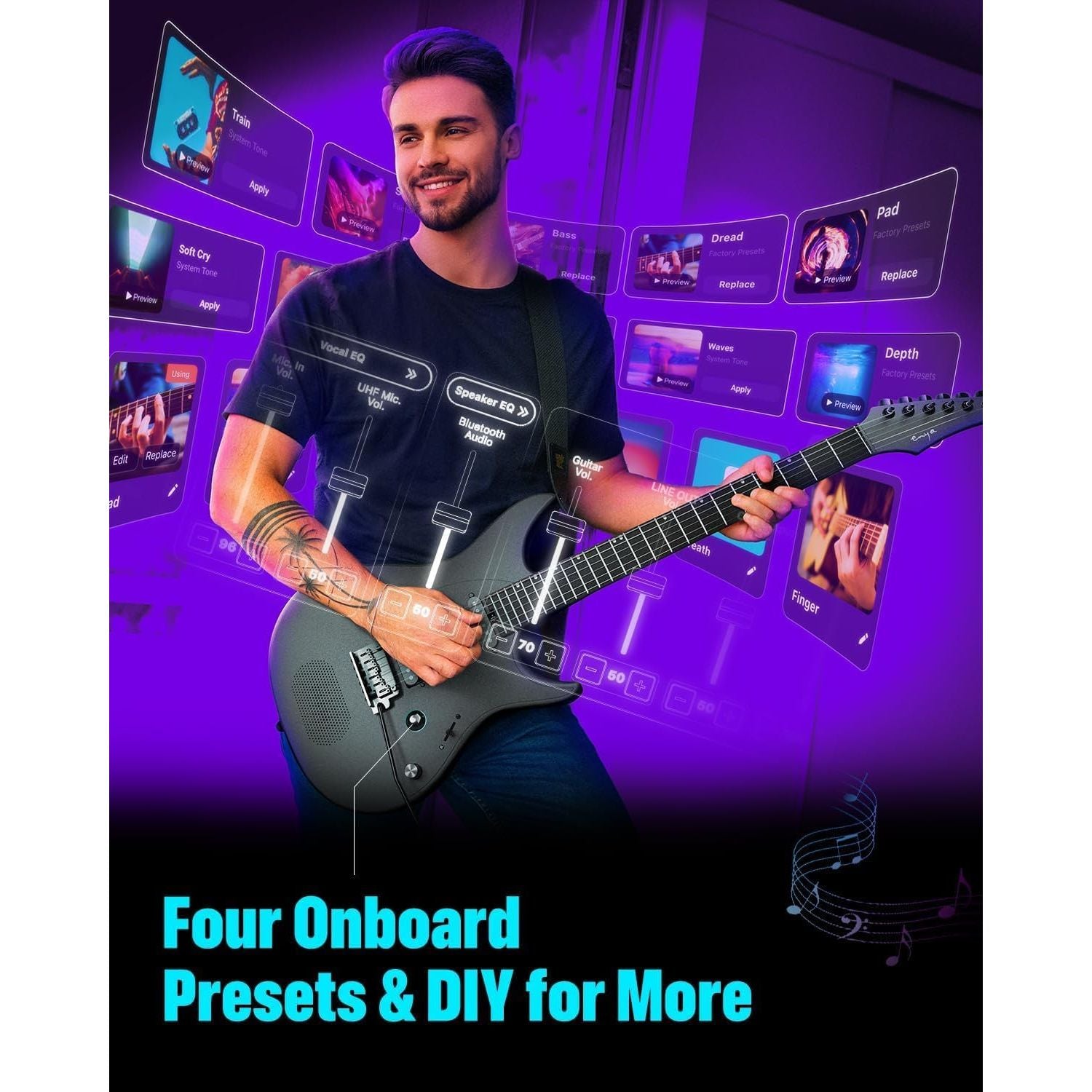 Enya Inspire Electric Smart Guitar - Luo Tianyi Model