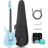 Enya Inspire Electric Smart Guitar in Light Blue