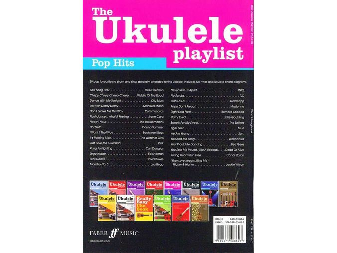 The Ukulele Playlist: Pop Hits (Ukulele Chord Songbook)