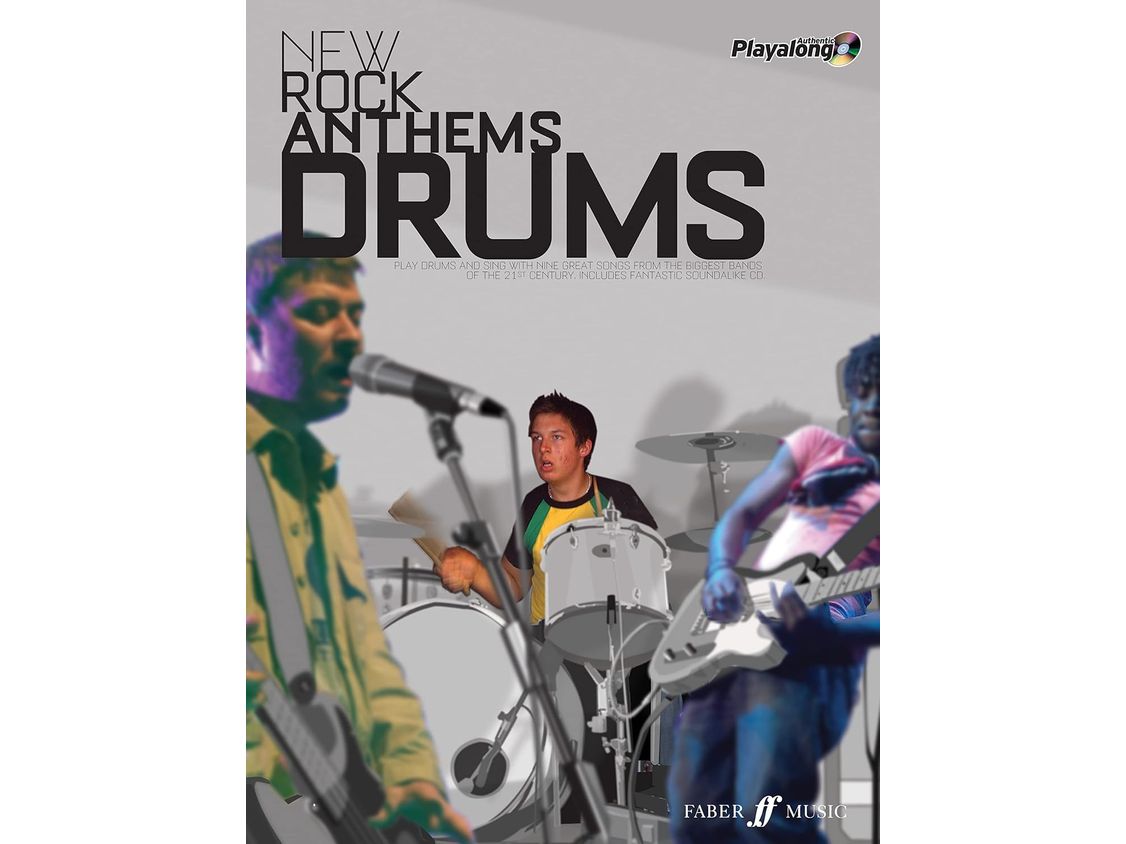 New Rock Anthems Authentic Drums Playalong (Drums)