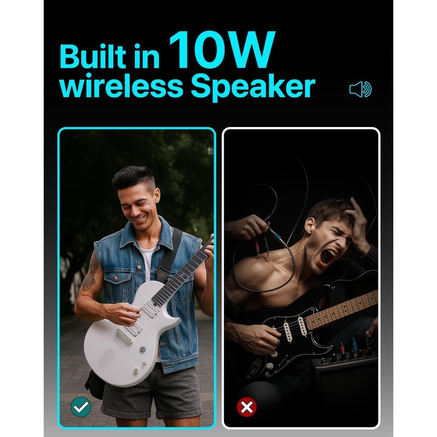 Enya Nova Go Sonic Electric Guitar - White