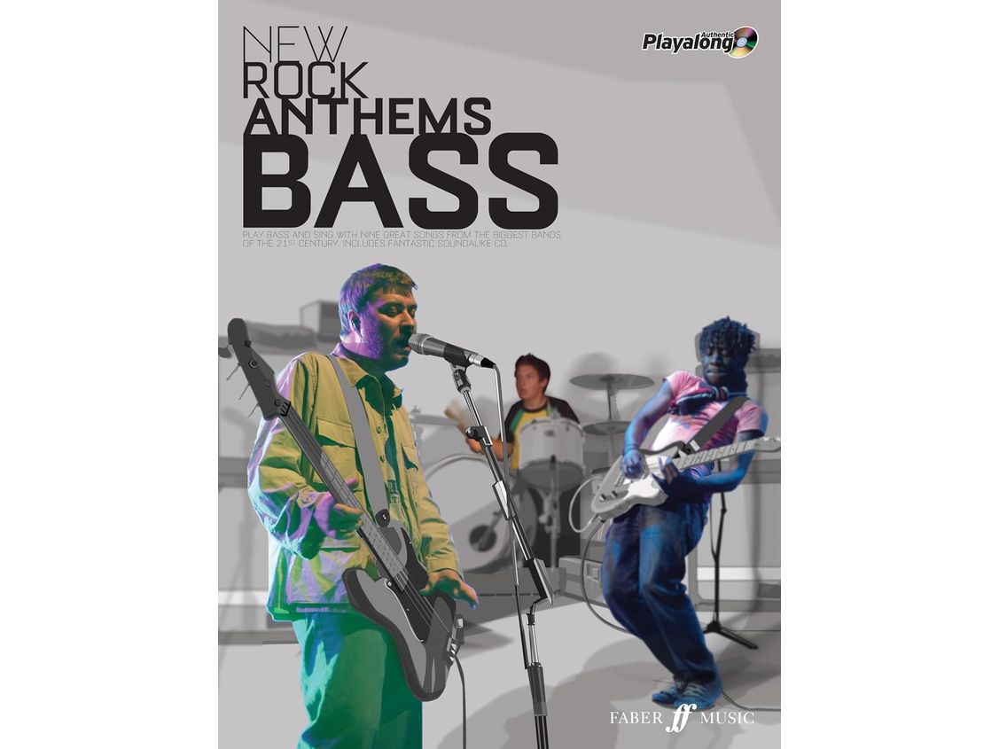 New Rock Anthems Authentic Bass Playalong (Bass Tab)