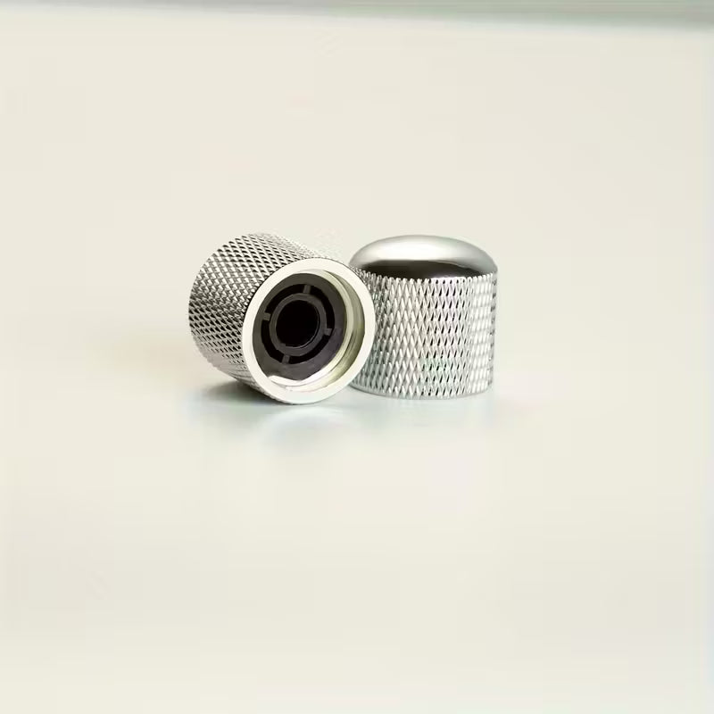 Tone & Volume Knobs in Silver