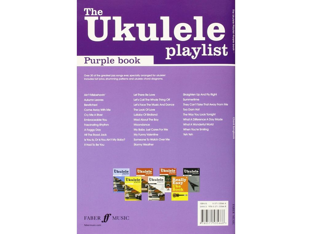 The Ukulele Jazz Playlist: Purple Book (Ukulele Chord Songbook)