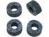 Dixon Hi-Hat Clutch Felt Washers, 4 Pack