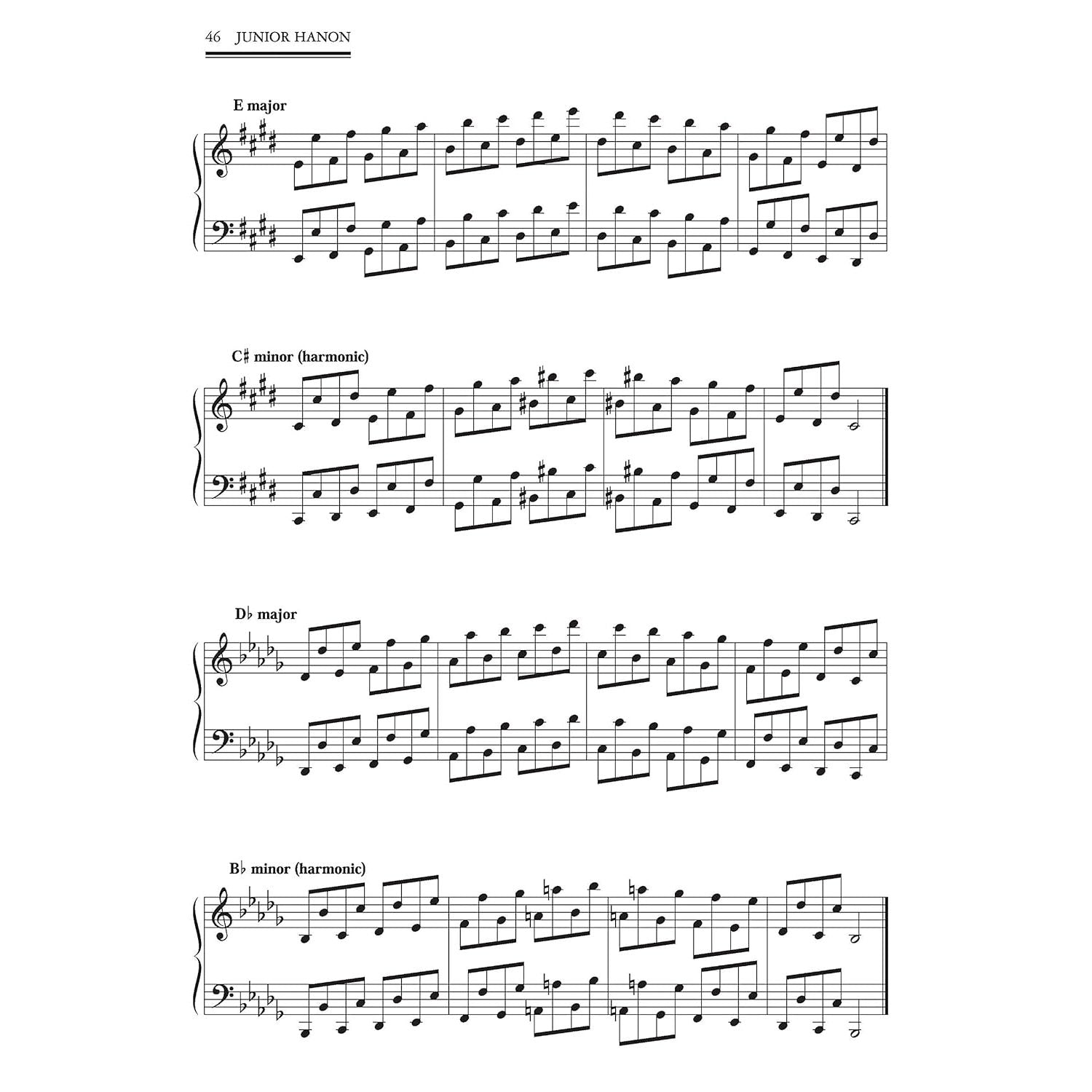 Junior Hanon: The Virtuoso Pianist in 60 Exercises Arranged in a Simplified and Condensed Format (Alfred Masterwork Edition)