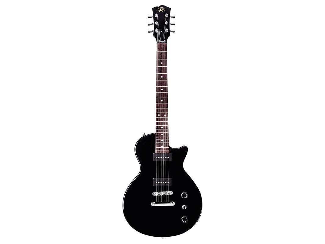 SX Electric Guitar LPJ in Black