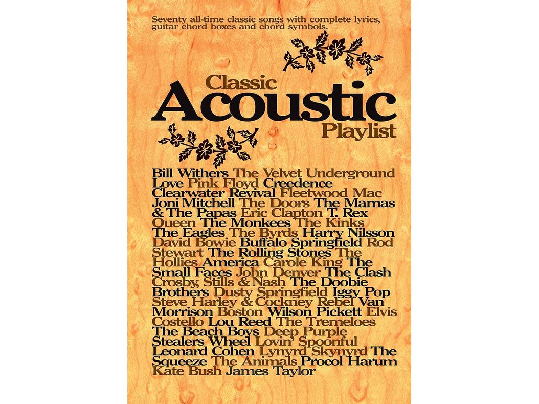 Classic Acoustic Playlist (Melody/Lyrics/Chords)