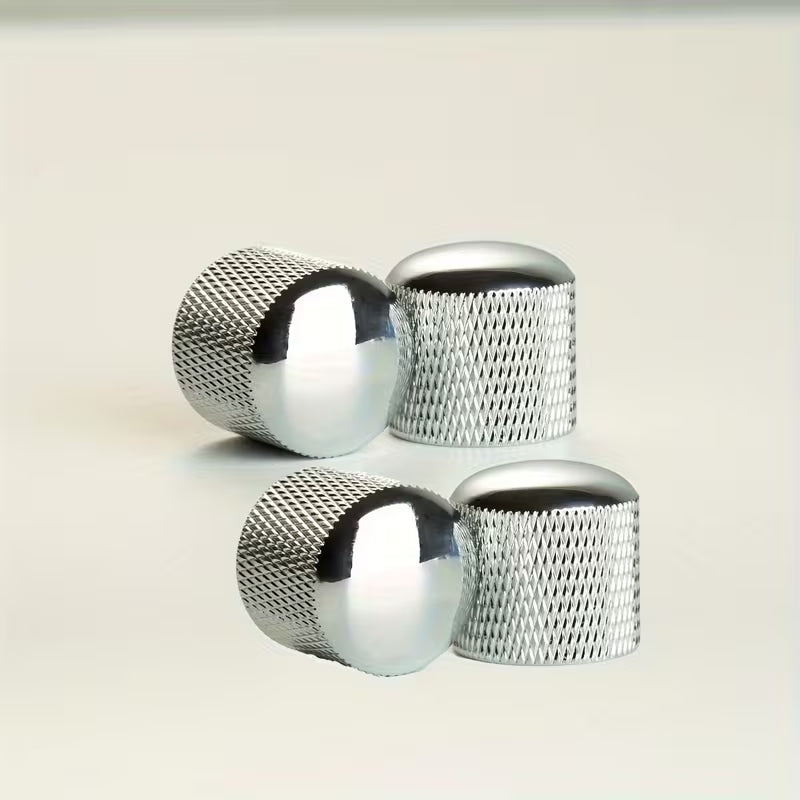 Tone & Volume Knobs in Silver