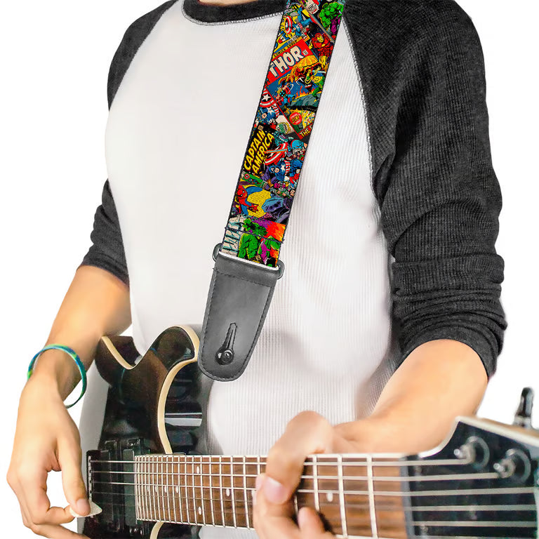 Buckle Down Marvel Comics Guitar Strap