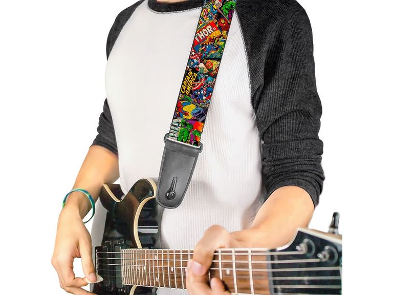 Buckle Down Marvel Comics Guitar Strap