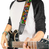 Buckle Down Marvel Comics Guitar Strap
