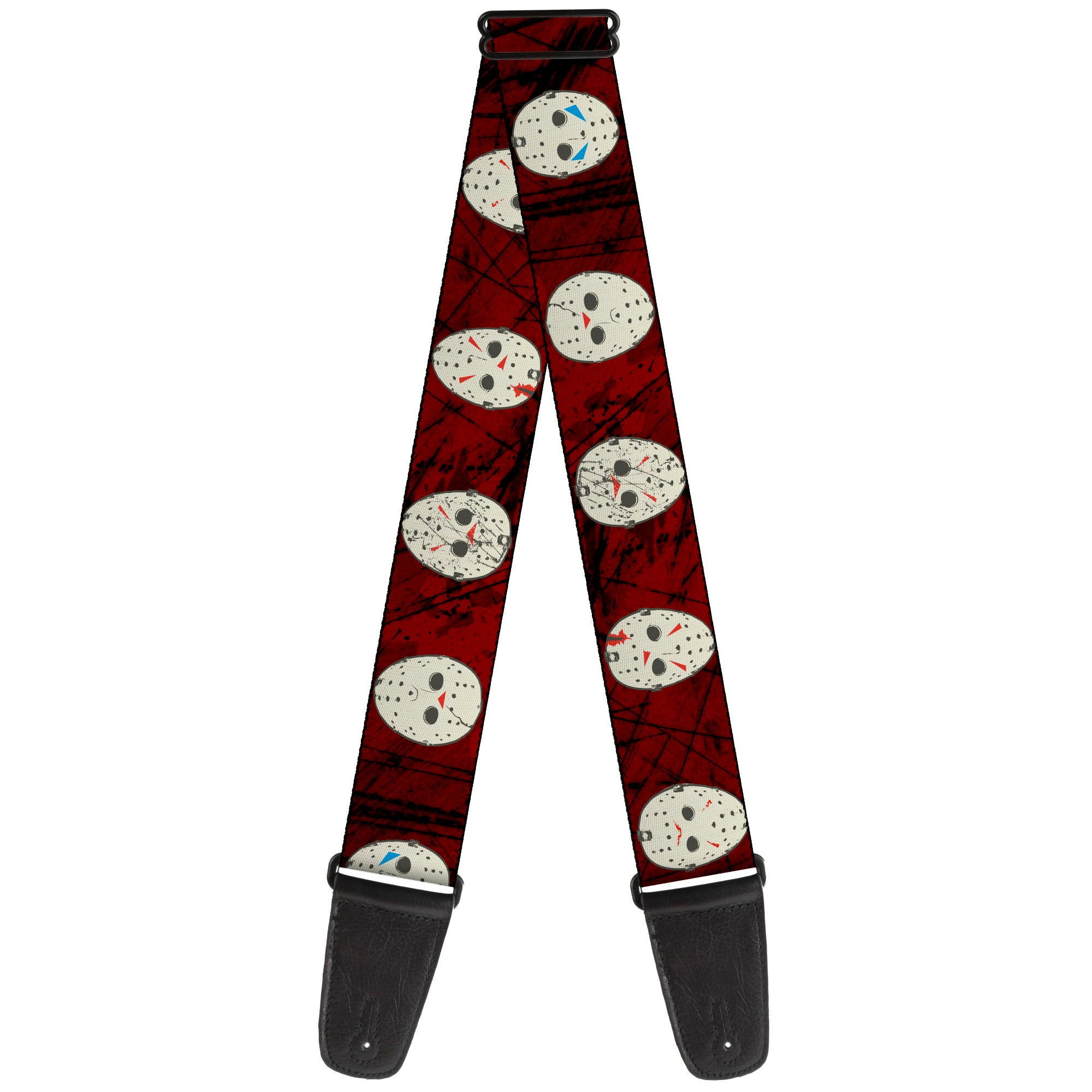 Buckle Down Friday the 13th Hockey Mask Guitar Strap