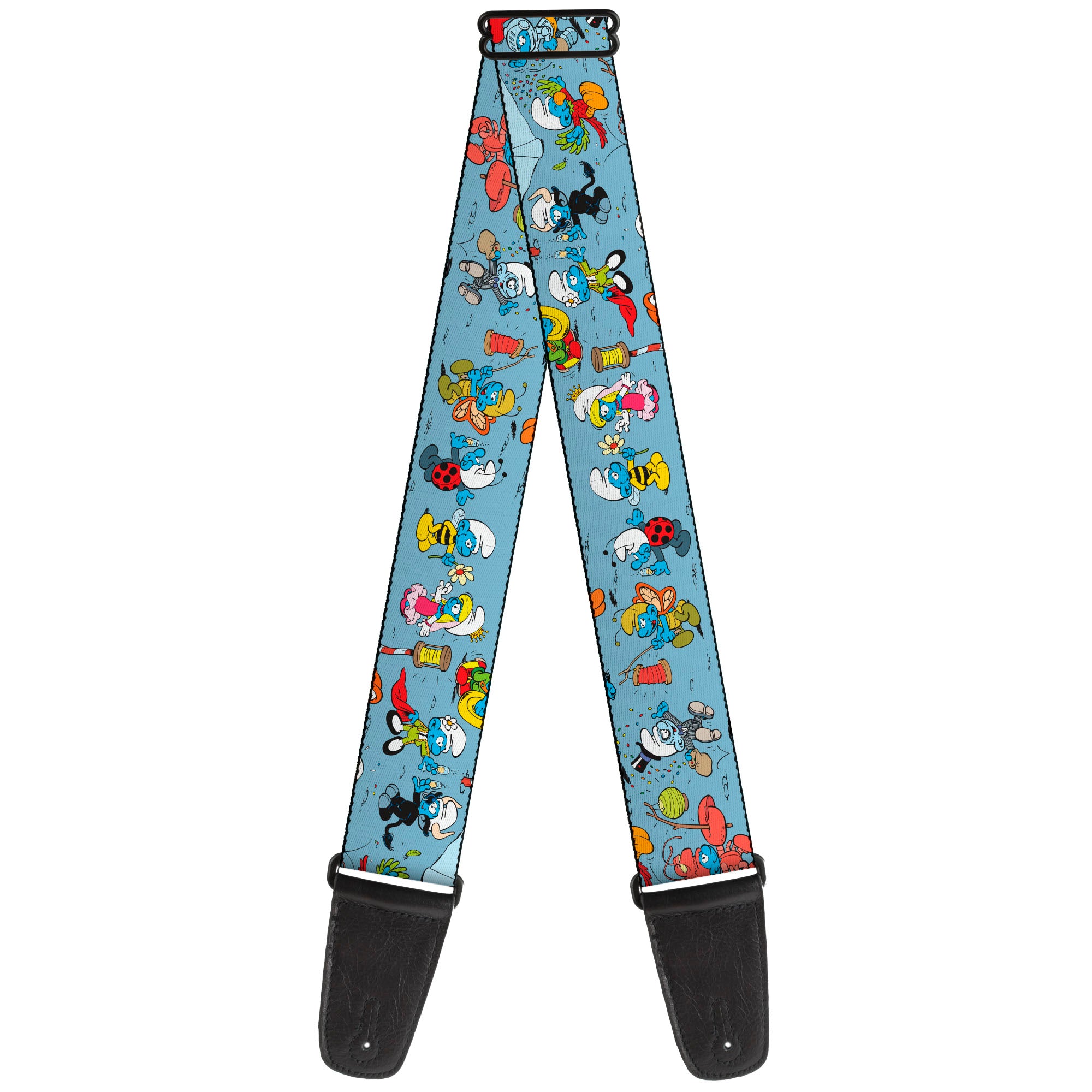 Buckle Down The Smurfs Halloween Dress Up Guitar Strap