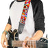 Buckle Down Thaneeya Mcardle Sugar Skull Starburst Guitar Strap