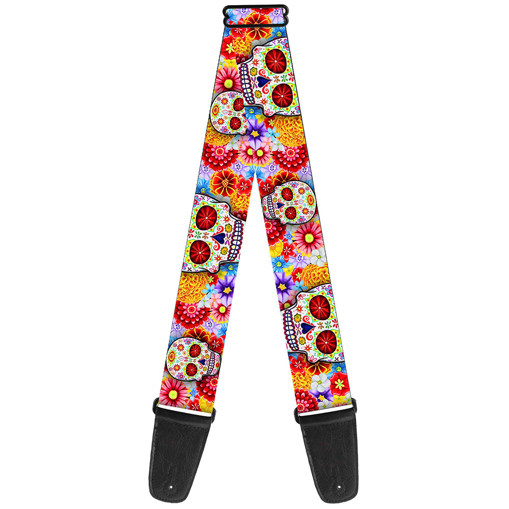Buckle Down Thaneeya Mcardle Sugar Skull Starburst Guitar Strap
