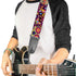 Buckle Down Thaneeya Mcardle Sugar Skull Starburst Guitar Strap
