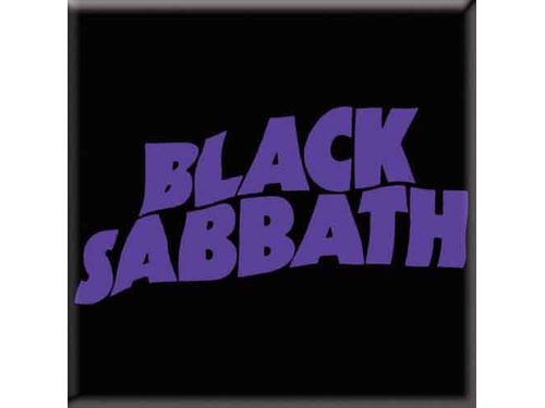 Black Sabbath Fridge Magnet: Wavy Logo