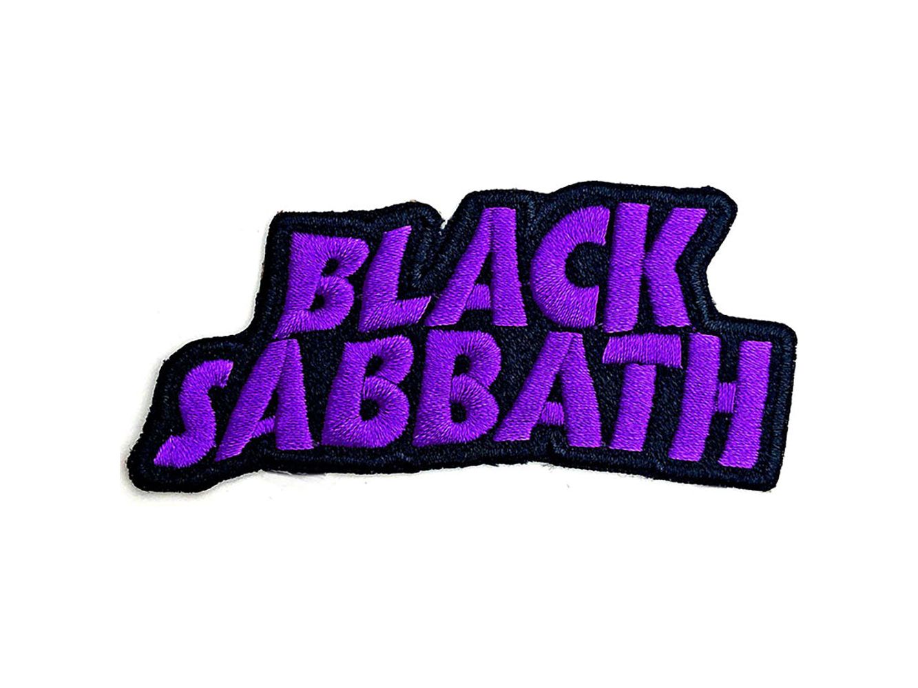 Black Sabbath Standard Patch Cut-Out Wavy Logo