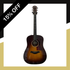 Taylor 210e-SB Deluxe Dreadnought Electro Acoustic in Sunburst with Original Gigbag Pre-Owned