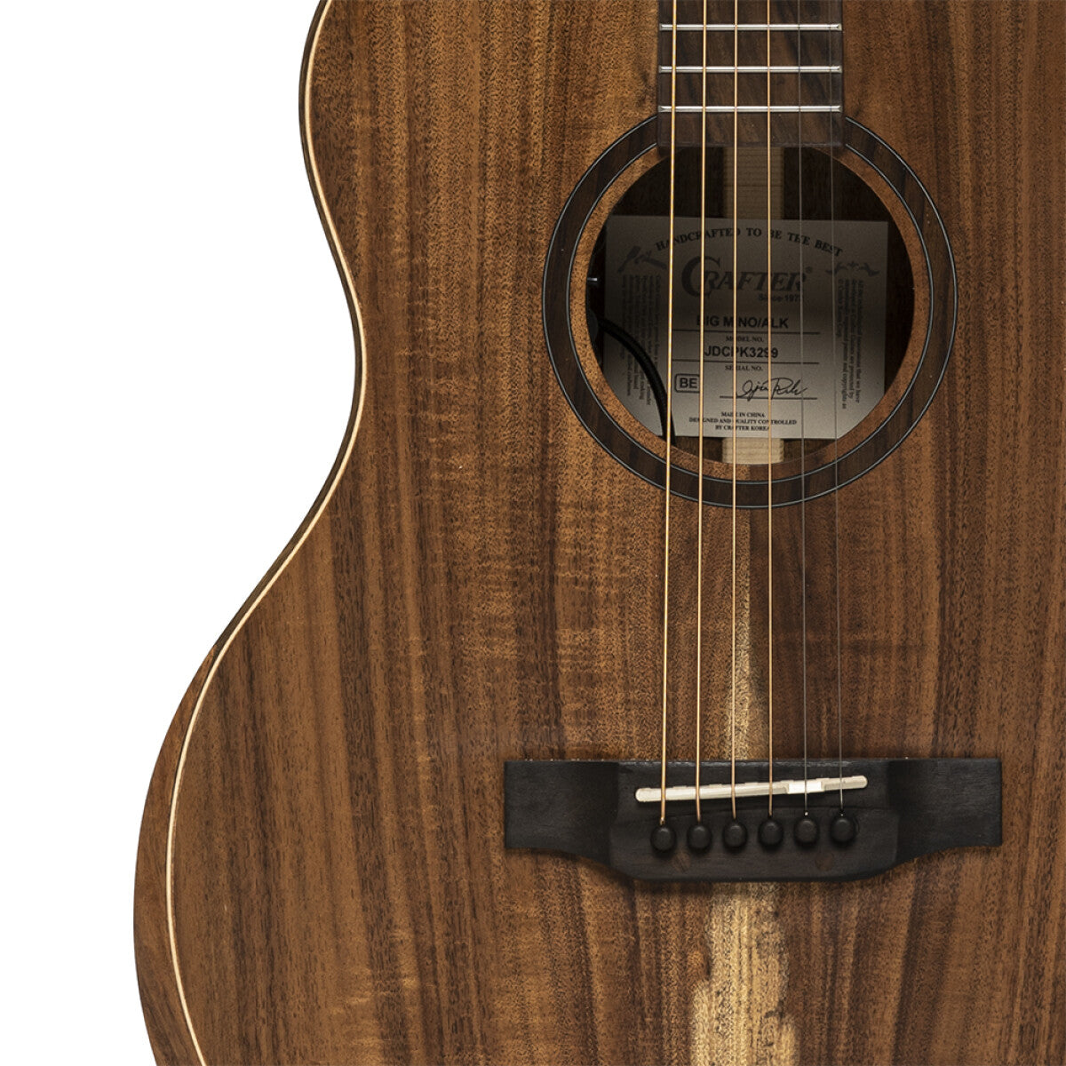 Crafter BIG MINO ALK Electro Acoustic Guitar + Gigbag