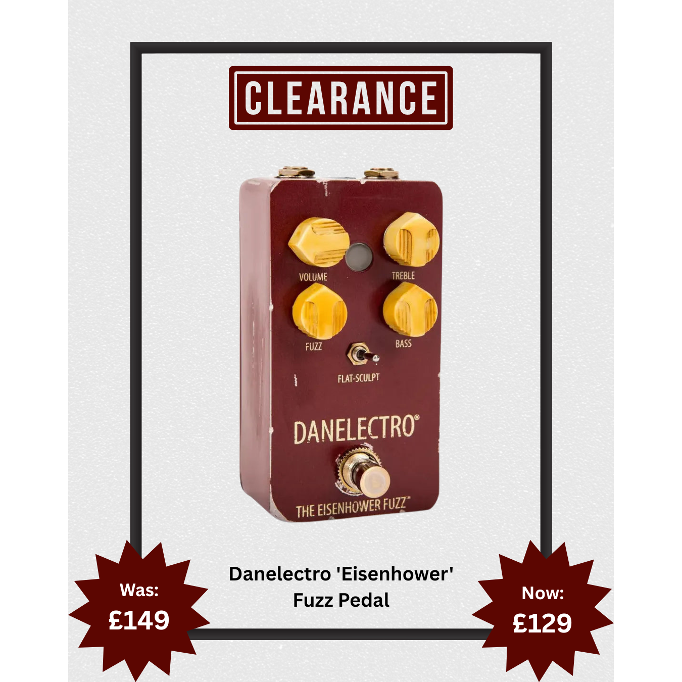 Danelectro 'Eisenhower' Fuzz Pedal